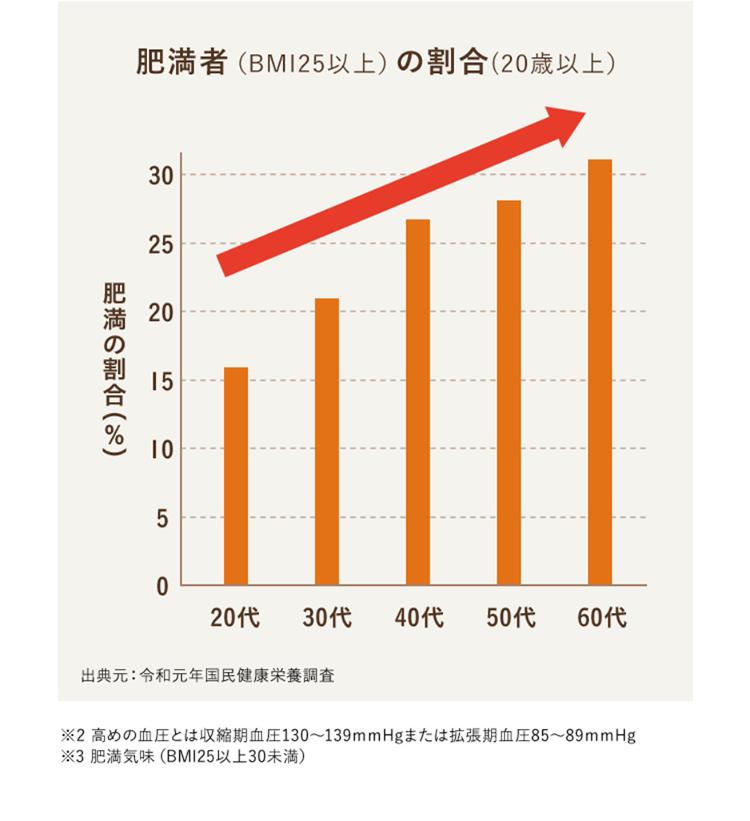 肥満者（BMI25以上）の割合（20歳以上）